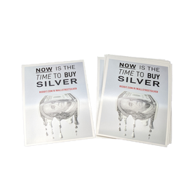 Melting USD - Buy Silver Sticker
