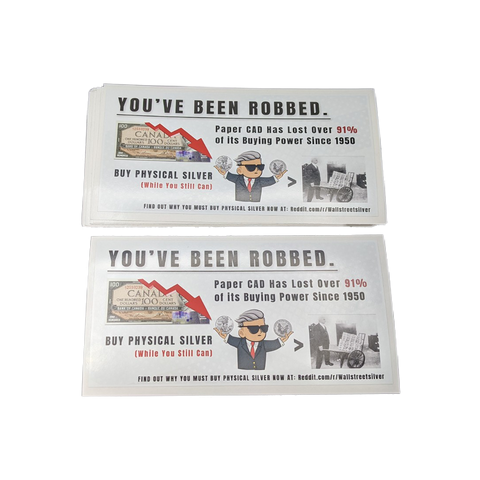 Image of You've Been Robbed - Canada Sticker