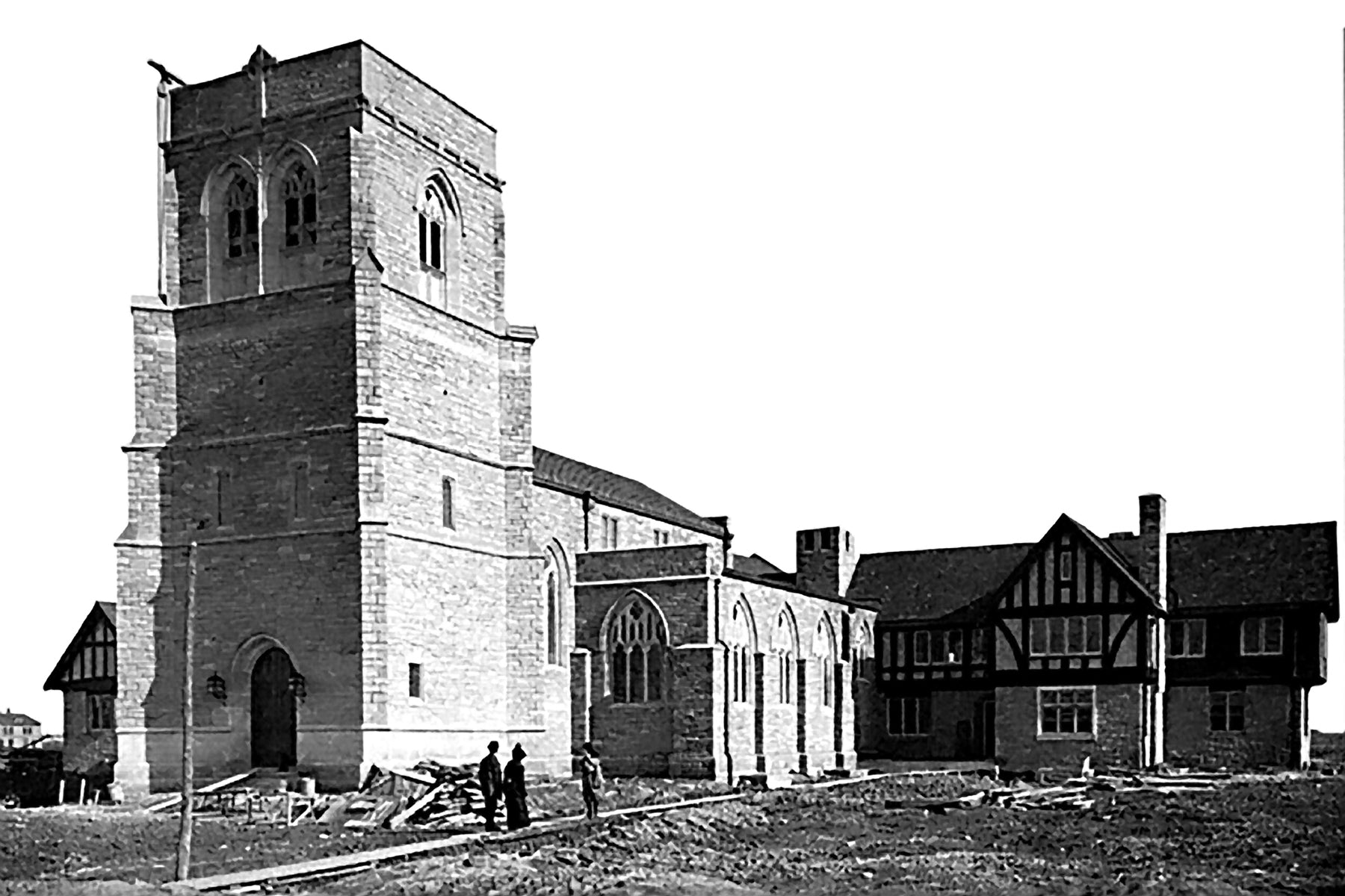 Building of St. Mary's Church (1904) - Walkerville