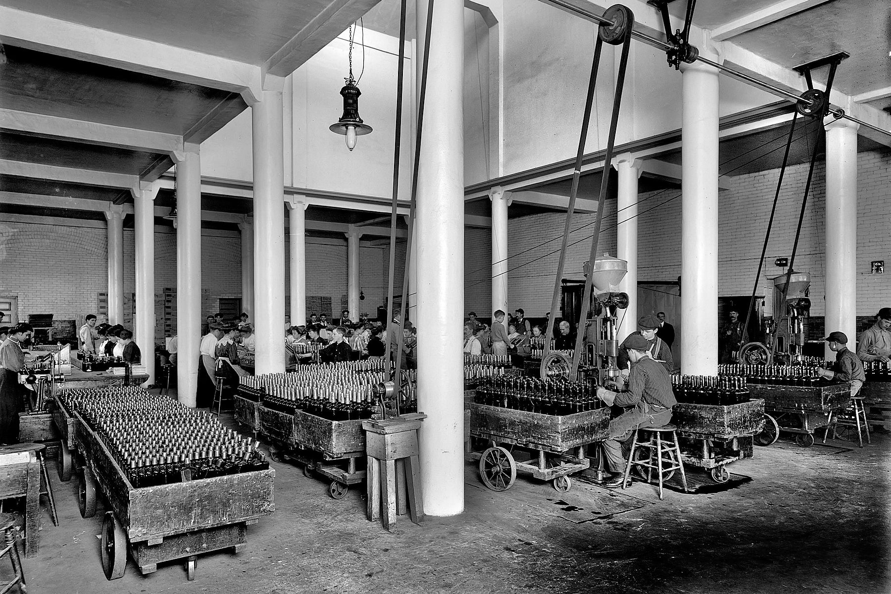 Canadian Club Filling & Labeling Room (1899) - Walkerville