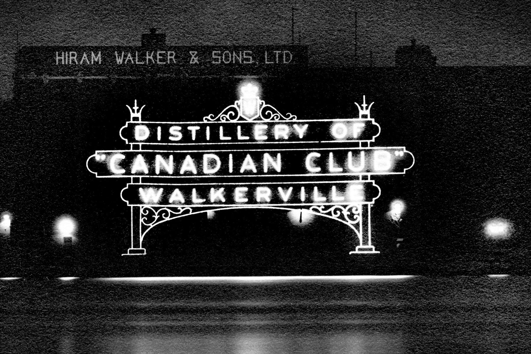Canadian Club Sign on the River - Walkerville