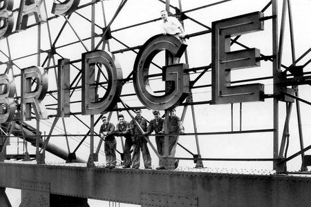 Workers On The Ambassador Bridge (1953)