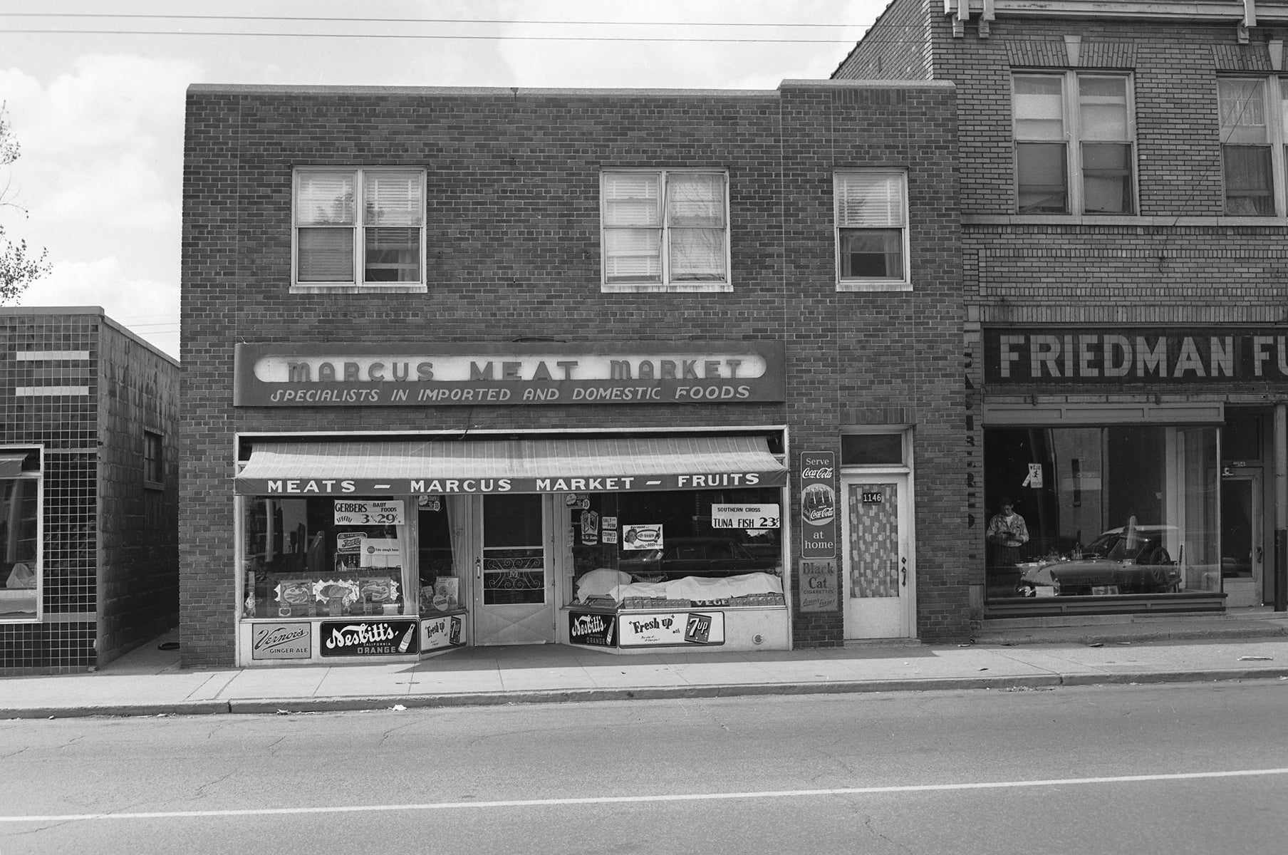 Marcus Meat Market on Wyandotte (1958)