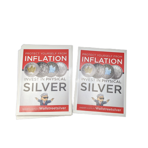 Image of WSS Biz Card Sized Canada Inflation Sticker