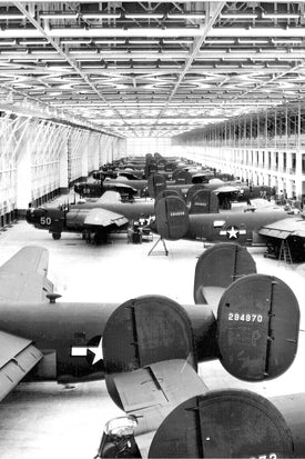 B-24 Liberator at Willow Run (1941)