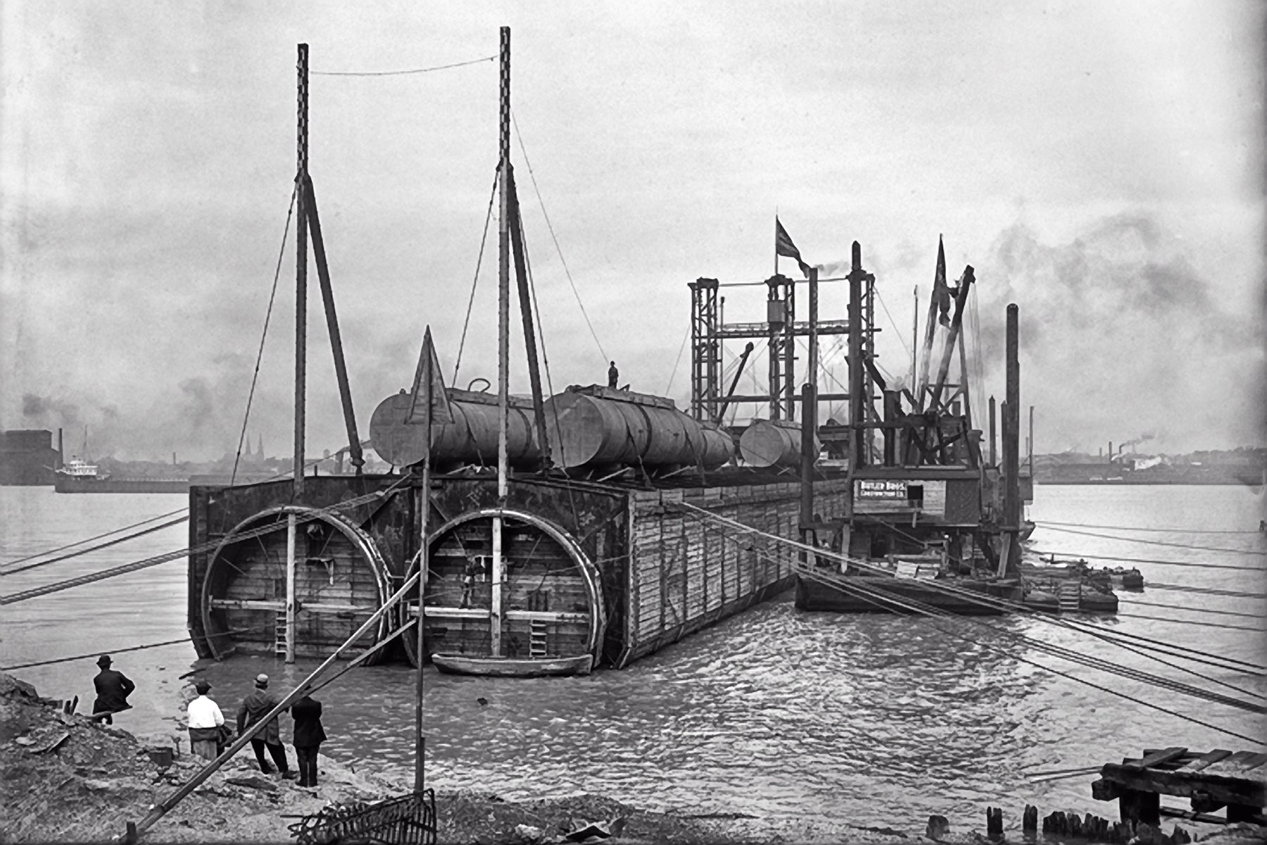 Building The Detroit-Windsor Tunnel (1928)