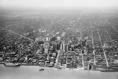 Detroit Aerial View (1925)