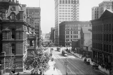 Griswold Street, Looking South From Michigan Avenue (1910)