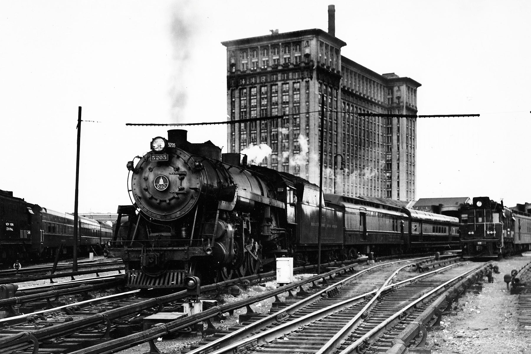 Michigan Central Station, Pere Marquette Train (1915)