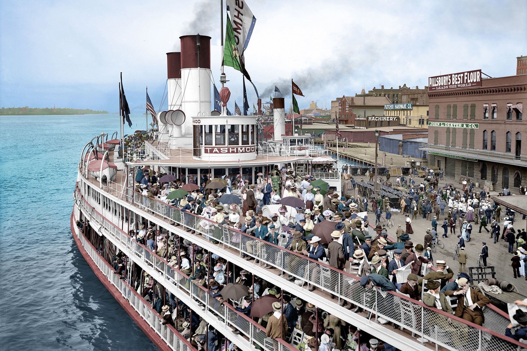 Tashmoo Steamboat Inauguration (1900)