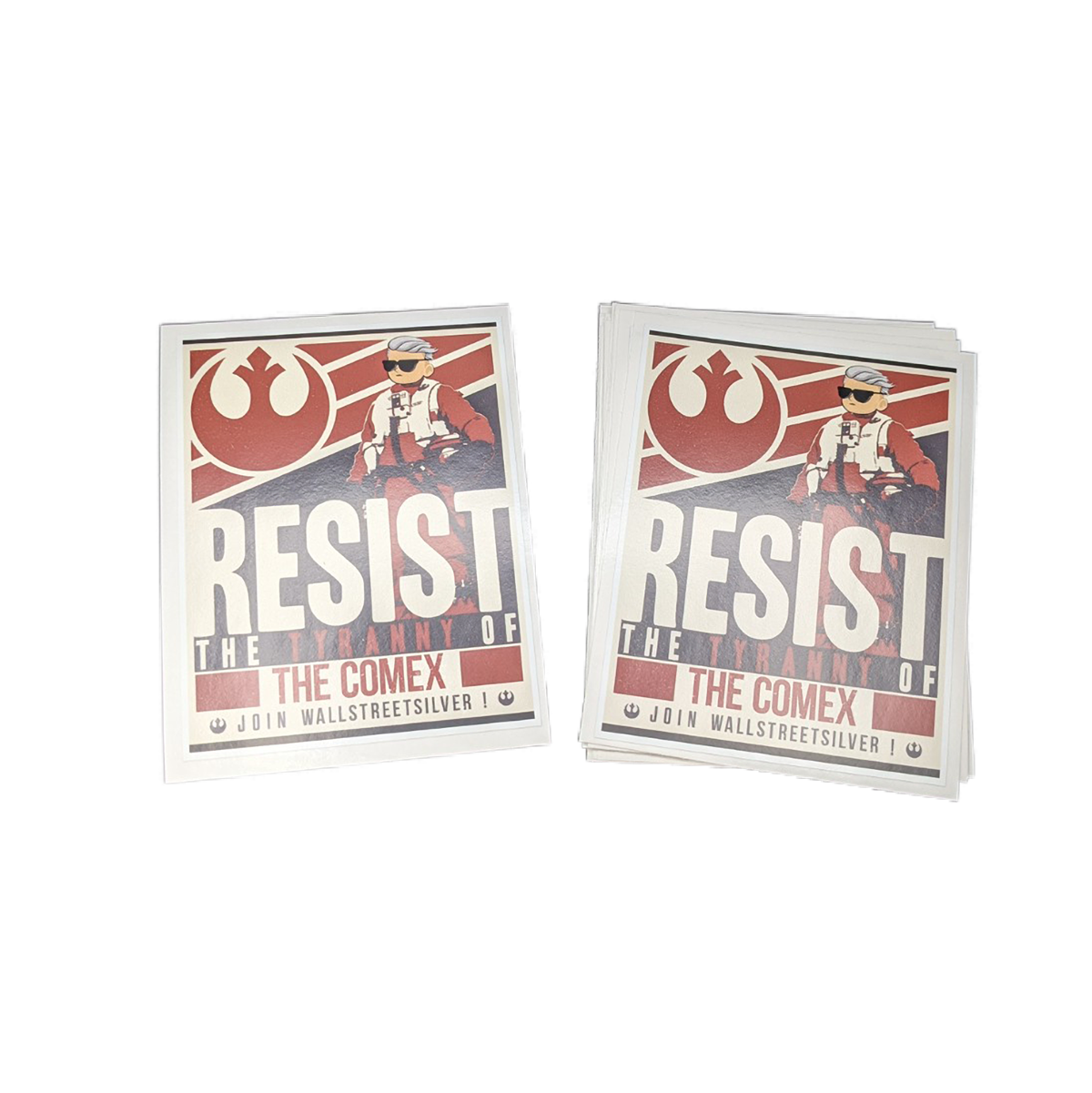 WSS Resist the Comex Sticker