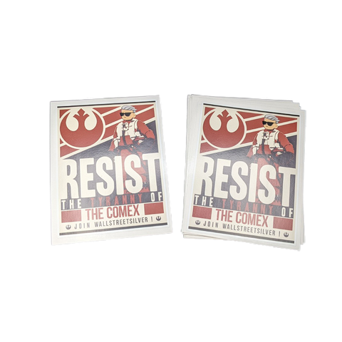 Image of WSS Resist the Comex Sticker