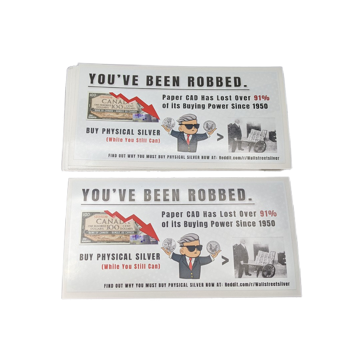You've Been Robbed - Canada Sticker