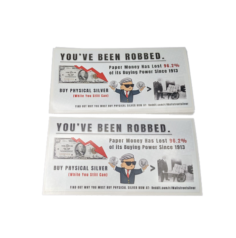 Image of You've Been Robbed - USA Sticker