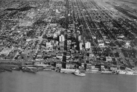 Aerial of Windsor (1929) - Downtown Windsor