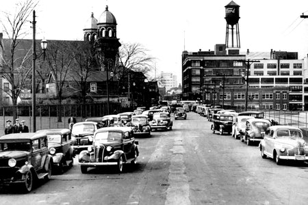 Ford Blockade Drouillard Road (1945) - Ford City