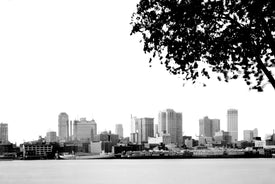 Looking at Detroit from Windsor (1930)