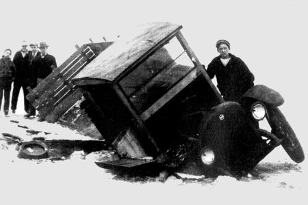 Rum Runners Stuck In The Ice (1920's) - Walkerville