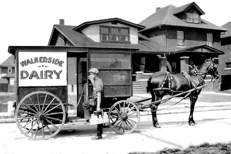 Walkerside Dairy Delivery (1920) - Walkerville