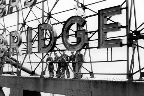 Workers On The Ambassador Bridge (1953)