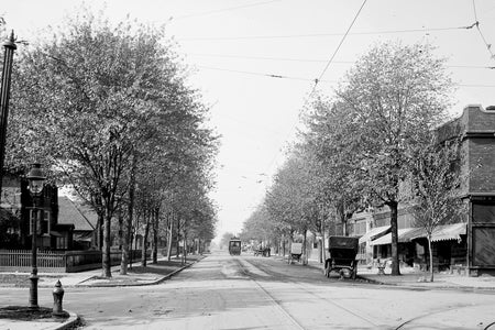 Wyandotte & Devonshire Road (1890) - Walkerville