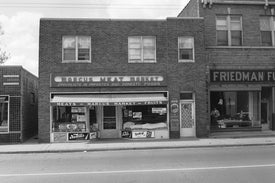 Marcus Meat Market on Wyandotte (1958)