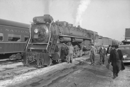 Steam Locomotive on CR Rail (1954)